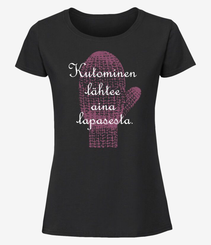 Kutominen Lähtee Lapasesta Naisten T-Paita