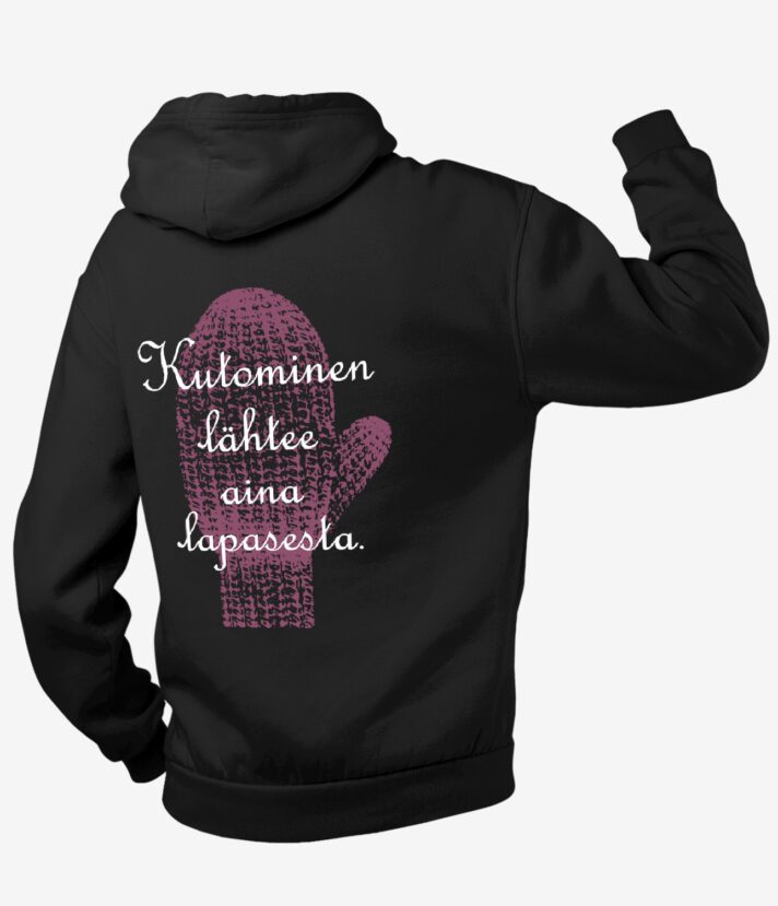 Kutominen Lähtee Lapasesta Vetoketjuhuppari