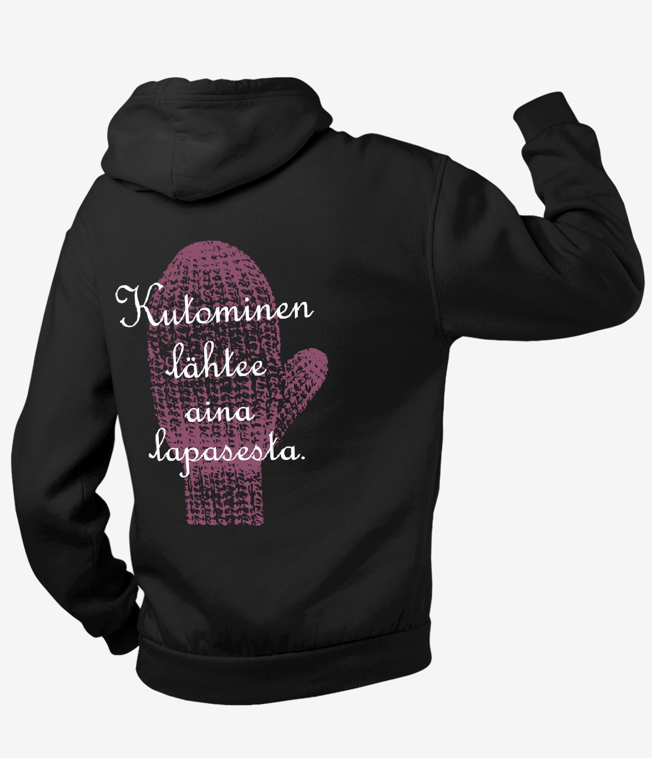Kutominen Lähtee Lapasesta Vetoketjuhuppari