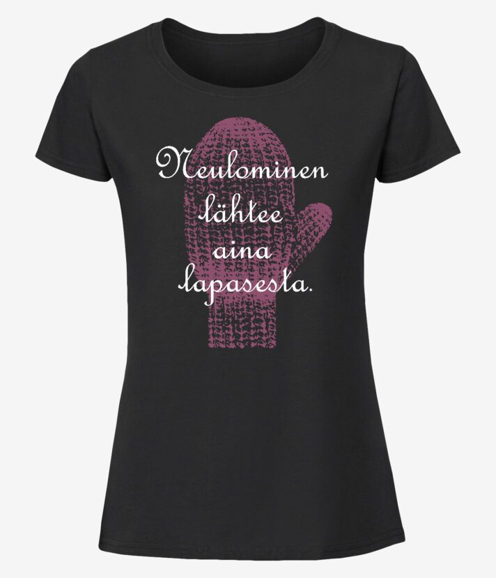 Neulominen Lähtee Lapasesta Naisten T-Paita