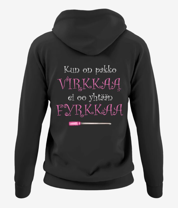 Pakko Virkkaa Naisten Vetoketjuhuppari
