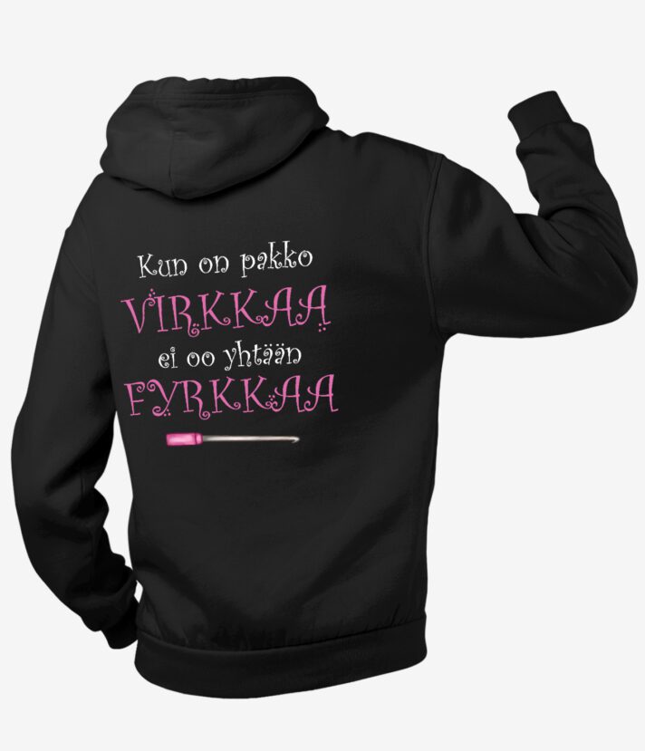 Pakko Virkkaa Vetoketjuhuppari