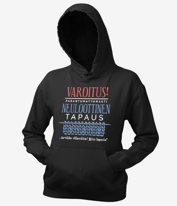 Varoitus Neuloottinen Huppari
