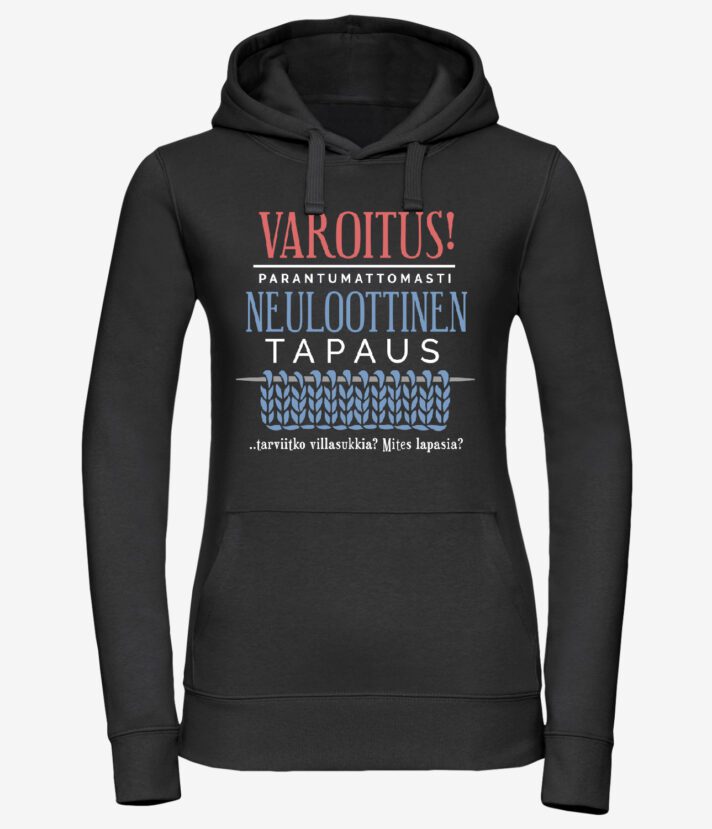 Varoitus Neuloottinen Naisten Huppari