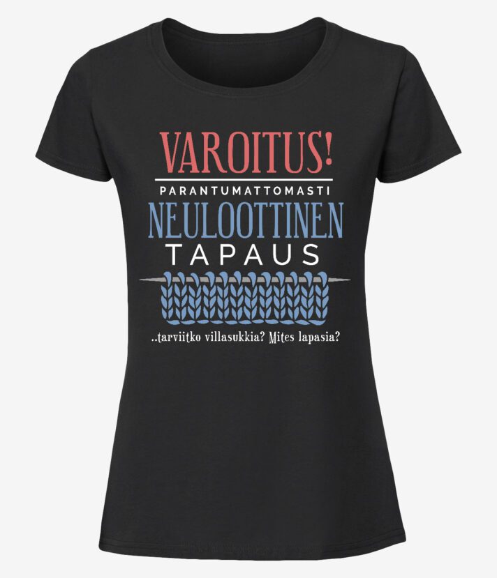 Varoitus Neuloottinen Naisten T-Paita
