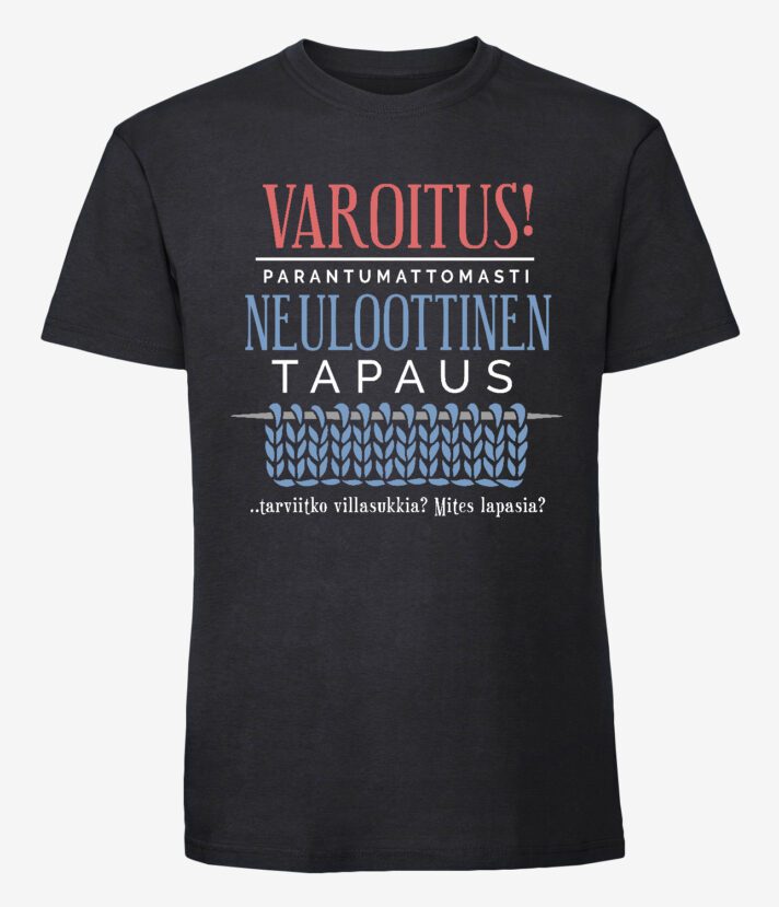 Varoitus Neuloottinen T-Paita