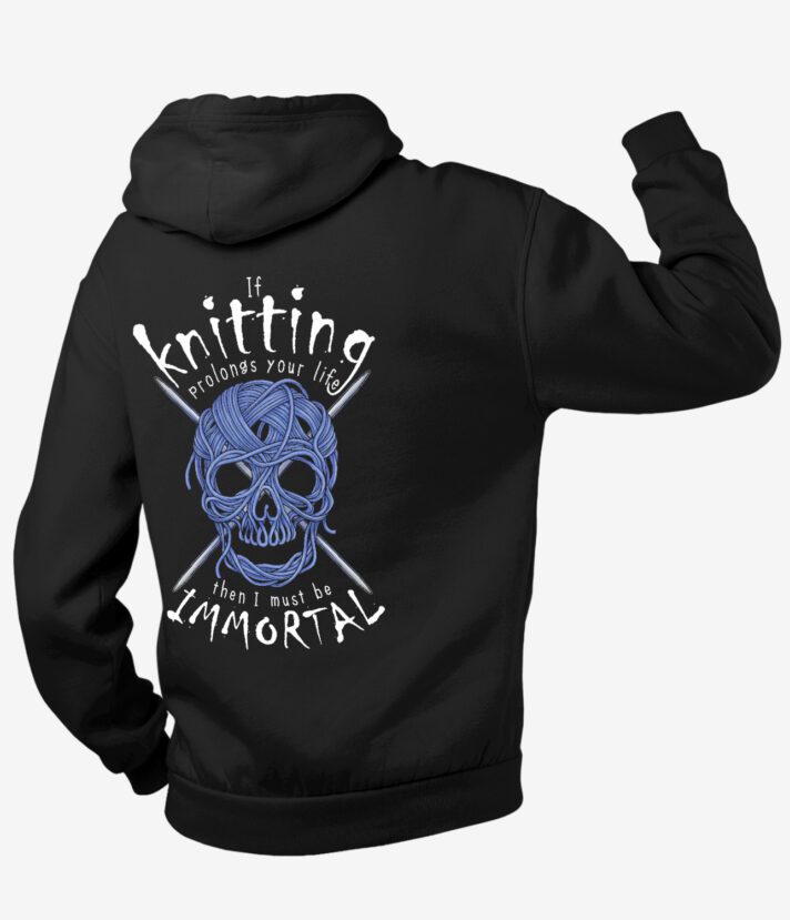 Immortal Knitter Vetoketjuhuppari