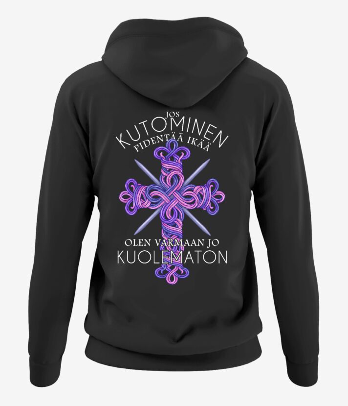 Kuolematon Kutoja Naisten Vetoketjuhuppari