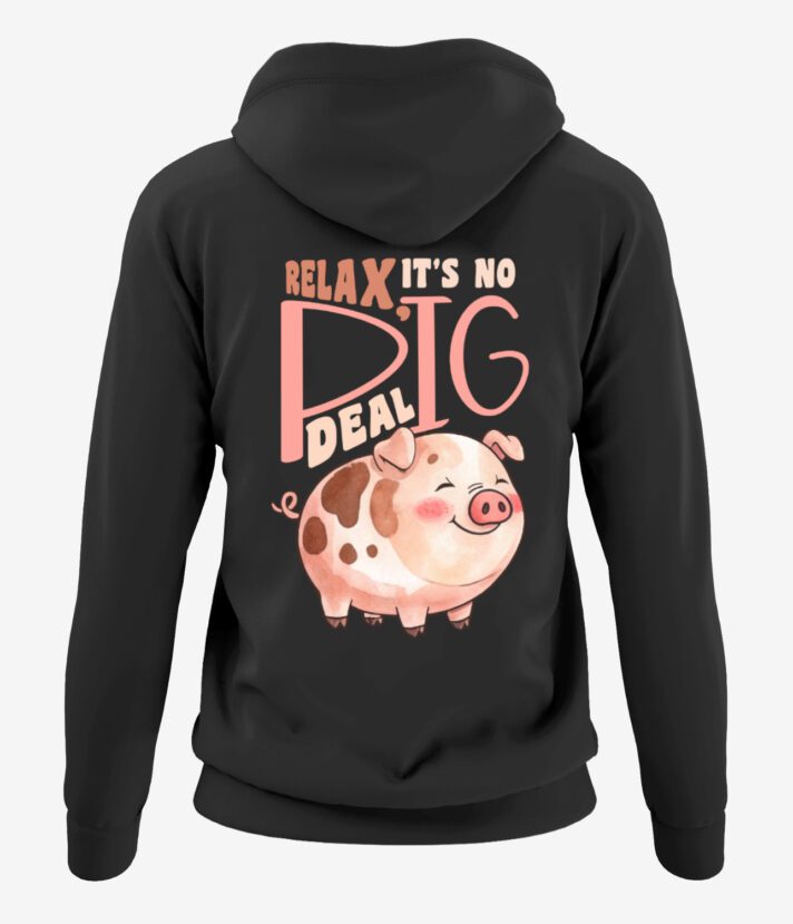 No Pig Deal Naisten Vetoketjuhuppari