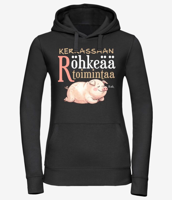 Röhkeää Toimintaa Naisten Huppari
