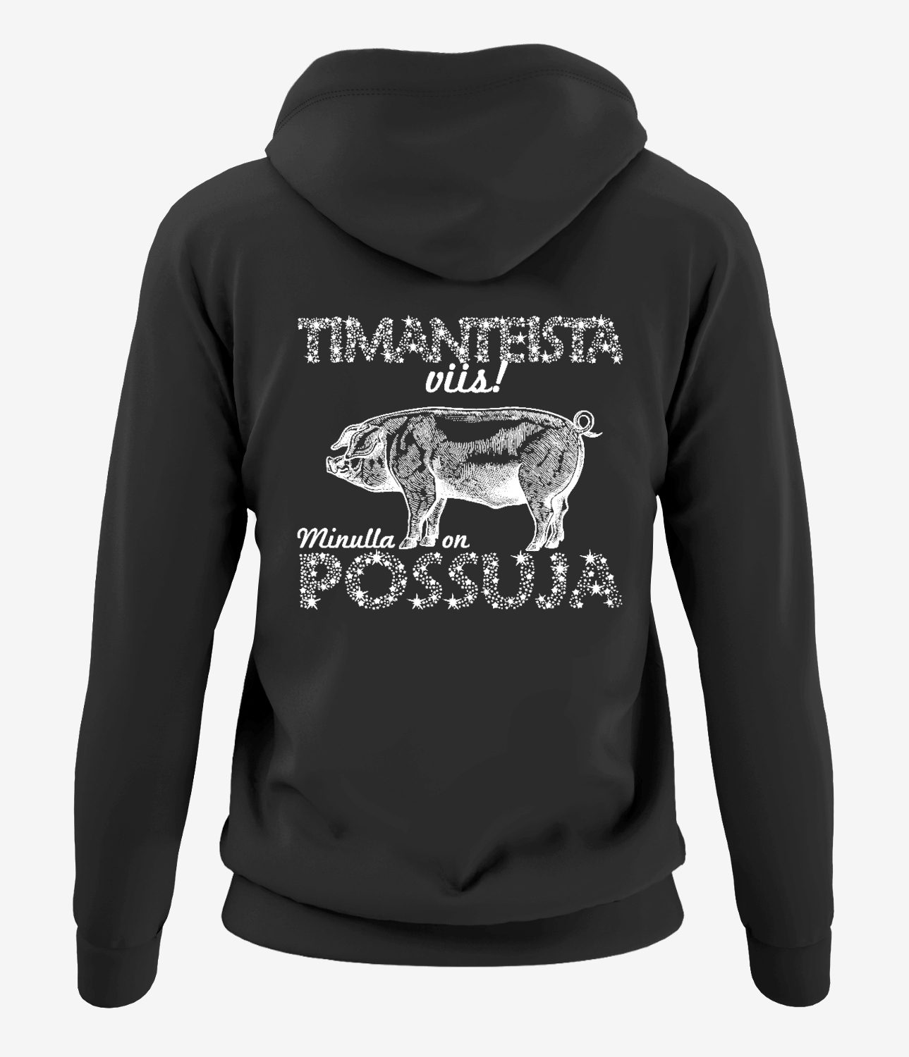 TImanttipossu Naisten Vetoketjuhuppari