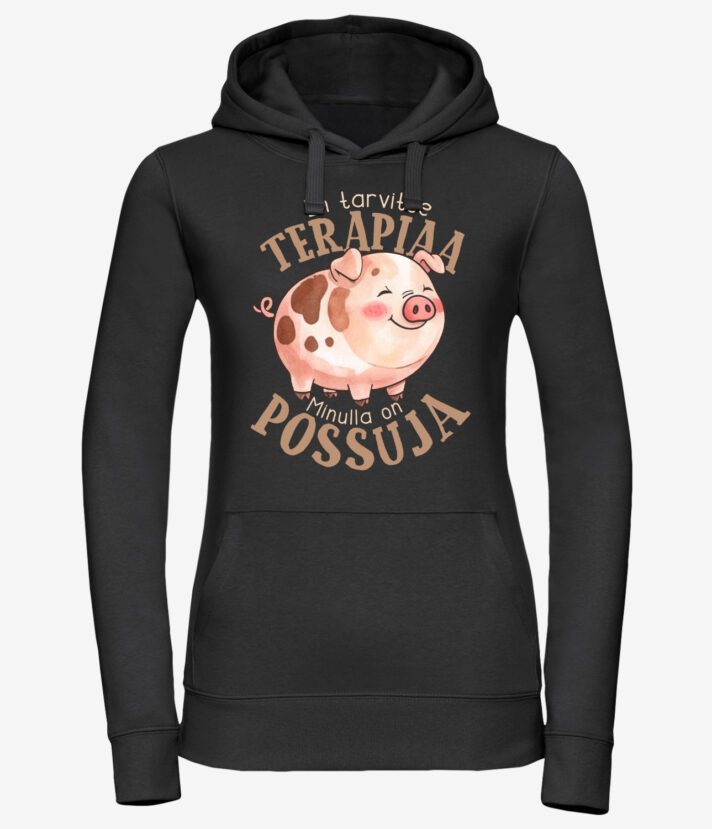 Terapiapossu Naisten Huppari