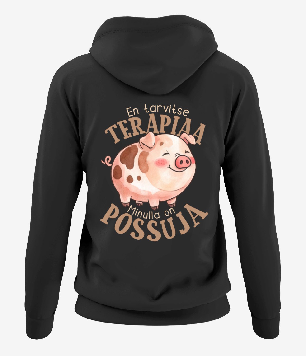 Terapiapossu Naisten Vetoketjuhuppari